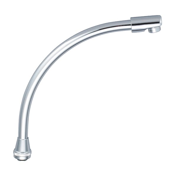 Central Brass 8-3/4" Swivel High Rise Spout With Aerator, Polished Chrome SU-357-WSA - main